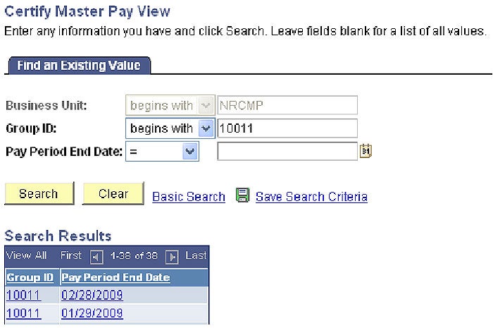 Certify Master Pay View
