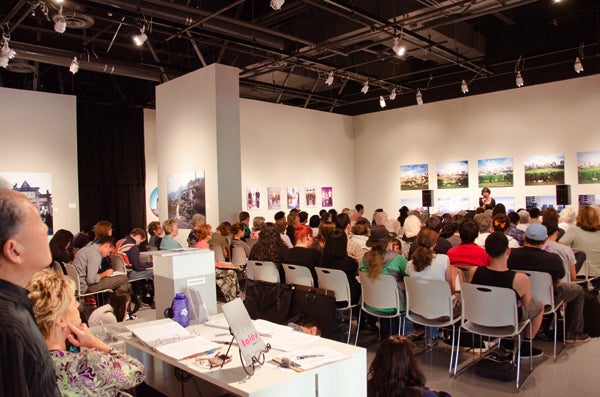 lecture in the Art Gallery