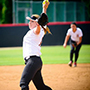 Softball pitcher.