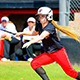 CSUN baseball hitter swinging.