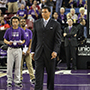 Reggie Theus at Kings Game