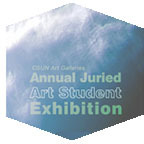 Annual Juried Art Student Exhibition flyer