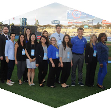 CSUN PT students honored at Dodger Stadium.