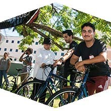 CSUN foster youth students receive free bicycles from Bikes4Orphans.