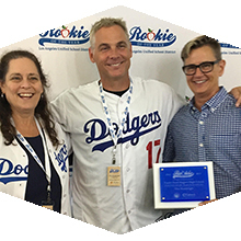 Wes Hambright was honored at Dodger Stadium on August 13. 