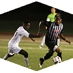 CSUN senior forward Jeremy Degraffenreidt makes a move on an opponent.