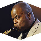 Maceo Parker plays saxophone. 