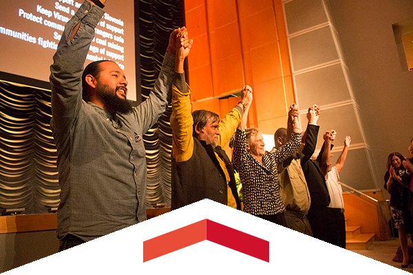 mark! Lopez, far left, was awarded The Goldman Environmental Prize.