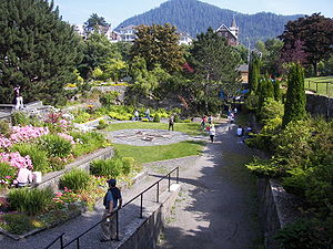 sunken garden