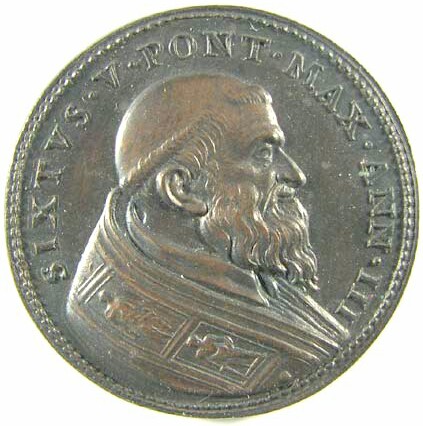 Pope Sixtus V, 1587