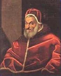 Oil portrait of Pope Sixtus V, seated