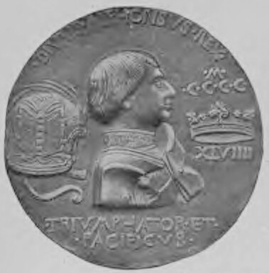 Alfonso, King of Naples, medal by Pisano