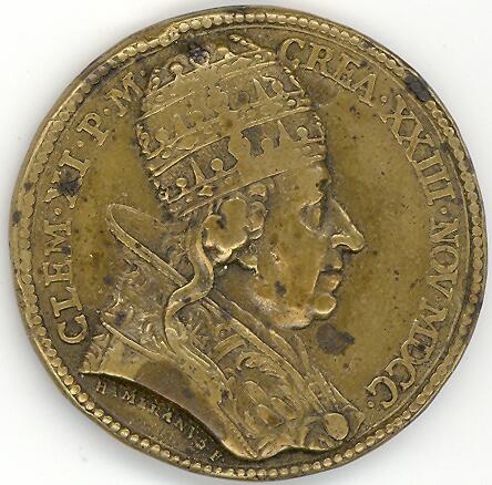 Pope Clement XI, at the time of his coronation