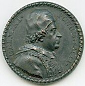 Bust of Pope Clement XI by Ermengild Hamerani, Year 3, 1702