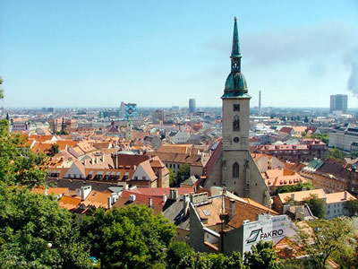 Blick auf Bratislava