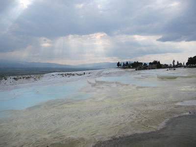 blue pool