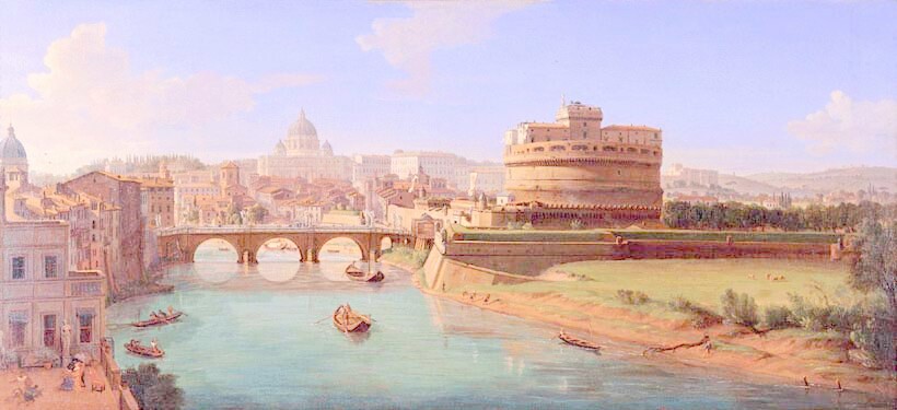 Castel S. Angelo by Witte, 1690