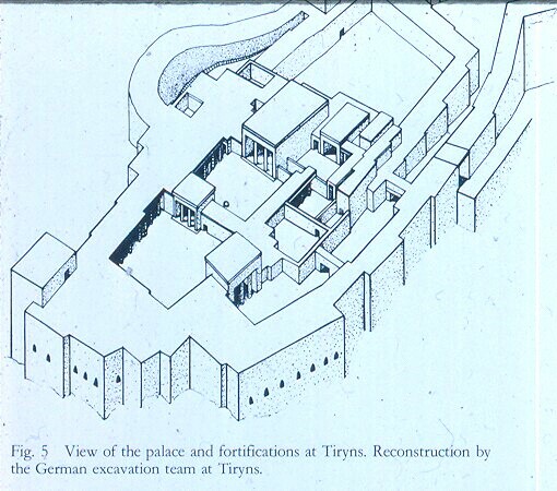 Tyrins-drawing reconstruction