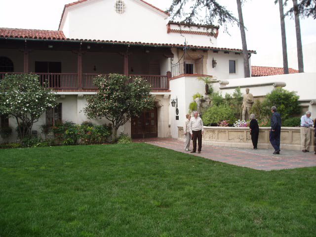 Inspecting the grounds