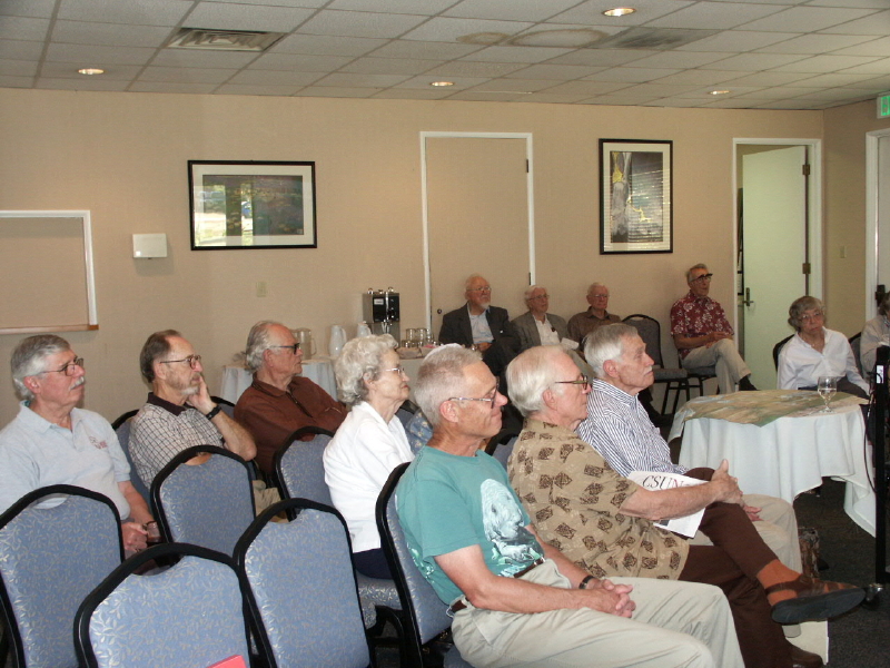 A rapt audience