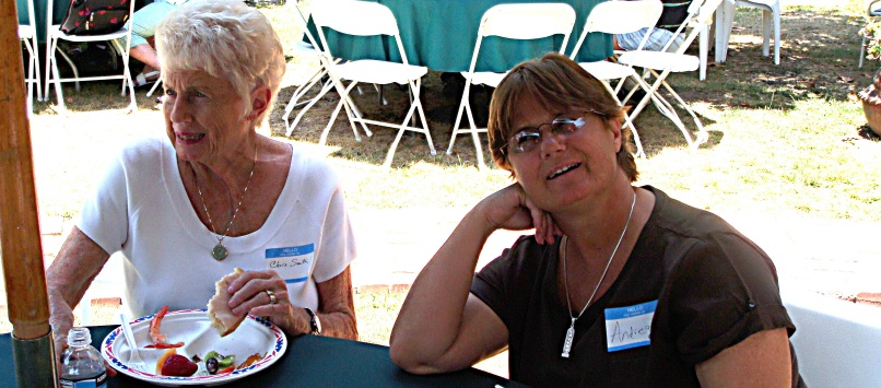 Our gracious hostess and her daughter