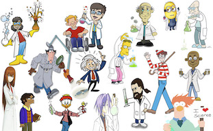 clipart of scientists