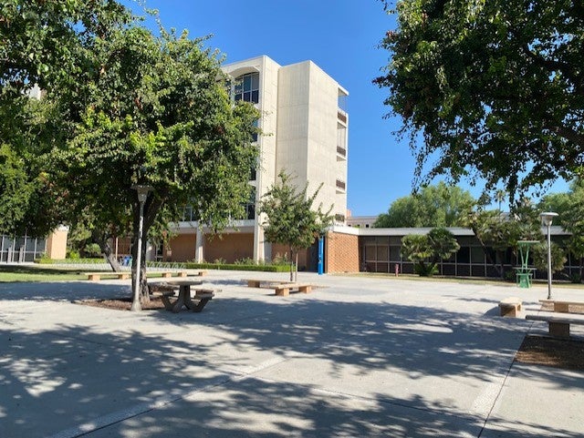 Bayramian Hall Courtyard