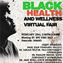 Black Mental Health and Wellness Fair event flyer