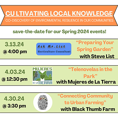 Cultivating Local Knowledge, save the date