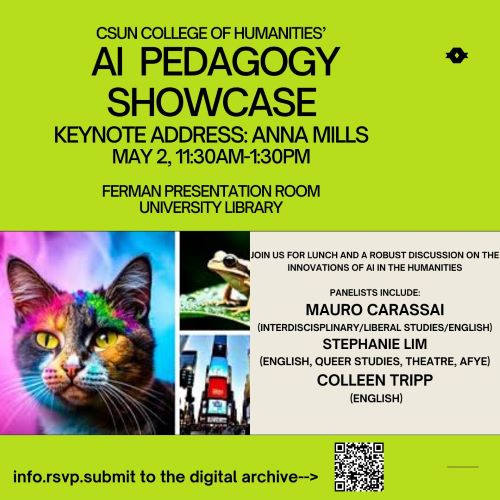 AI Pegagogy Showcase flyer