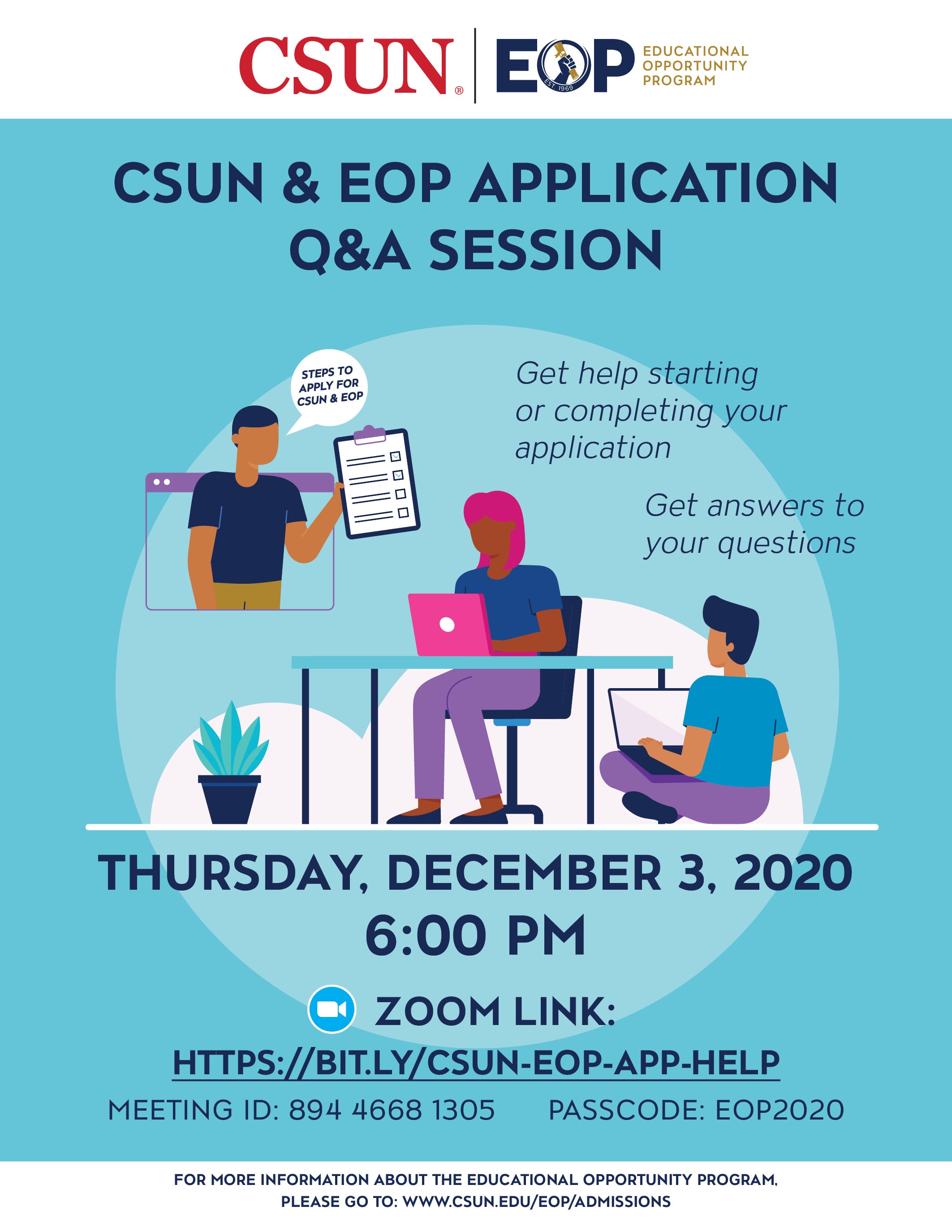 CSUN & EOP Application Q&A Session California State University