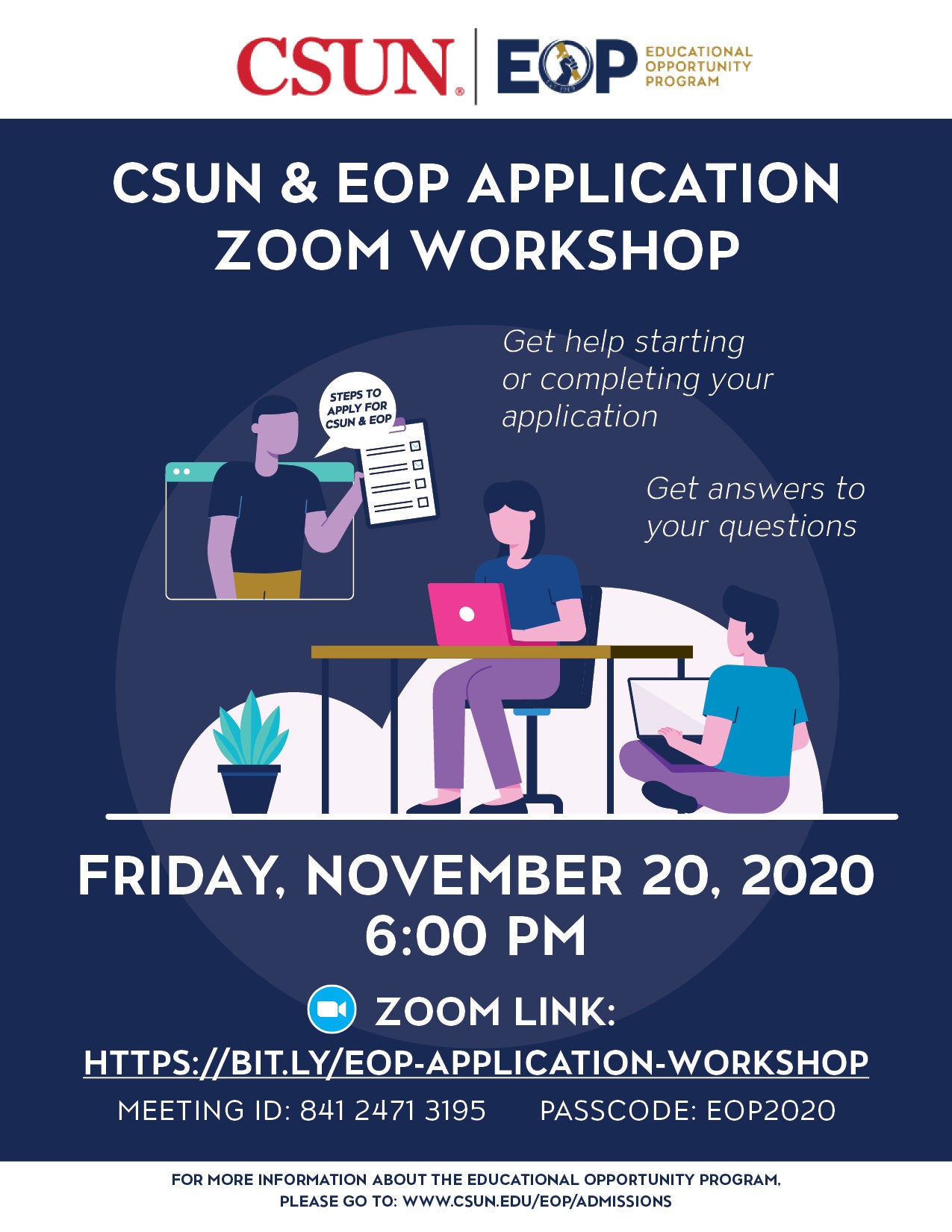 CSUN and EOP Application California State University, Northridge
