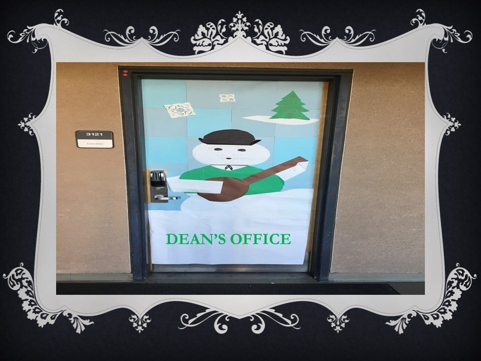 Holiday Party Door Decorating Contest 2017 California