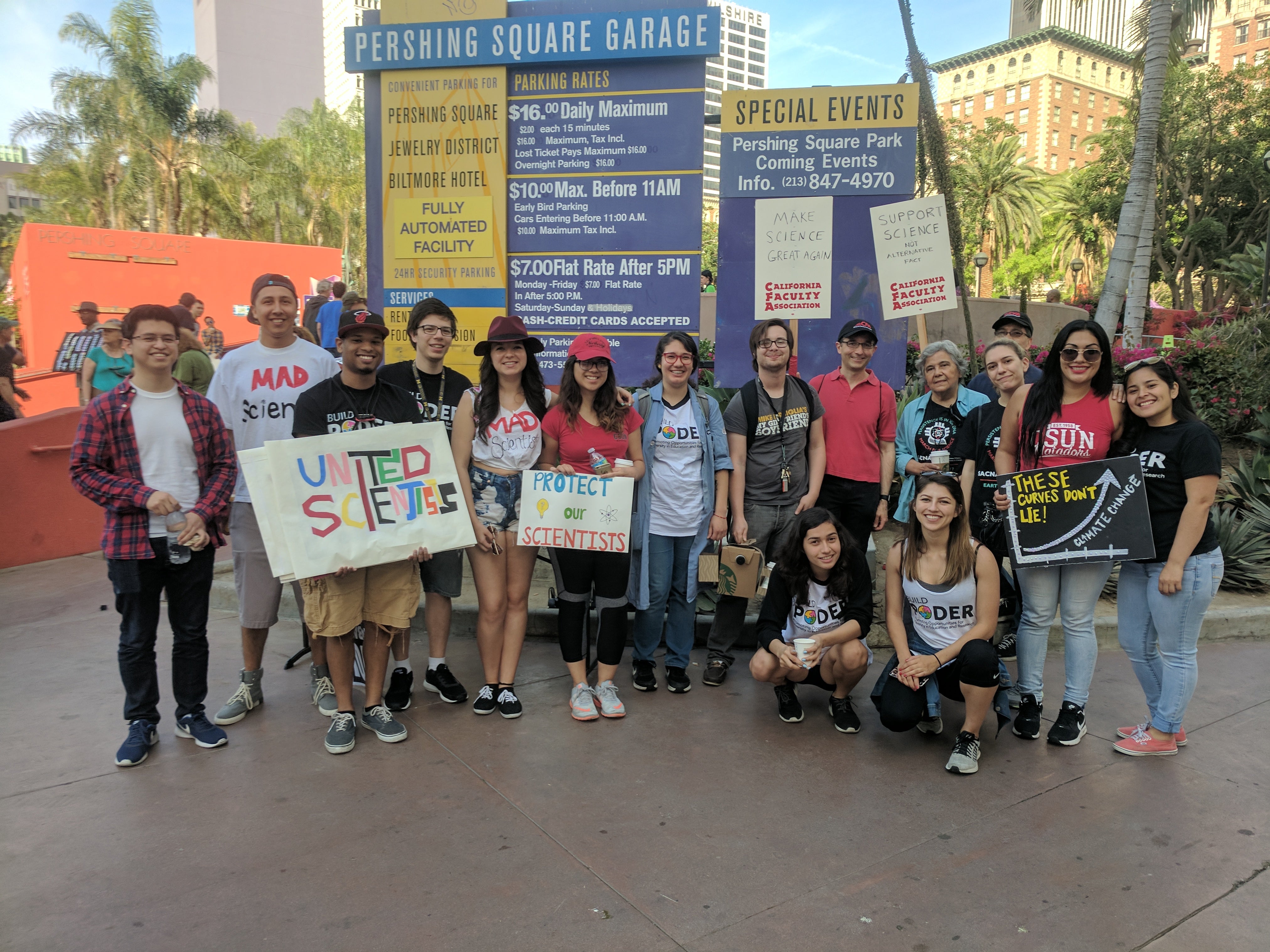 CSUN students and faculty attended the March for Science Los Angeles on April 22, 2017