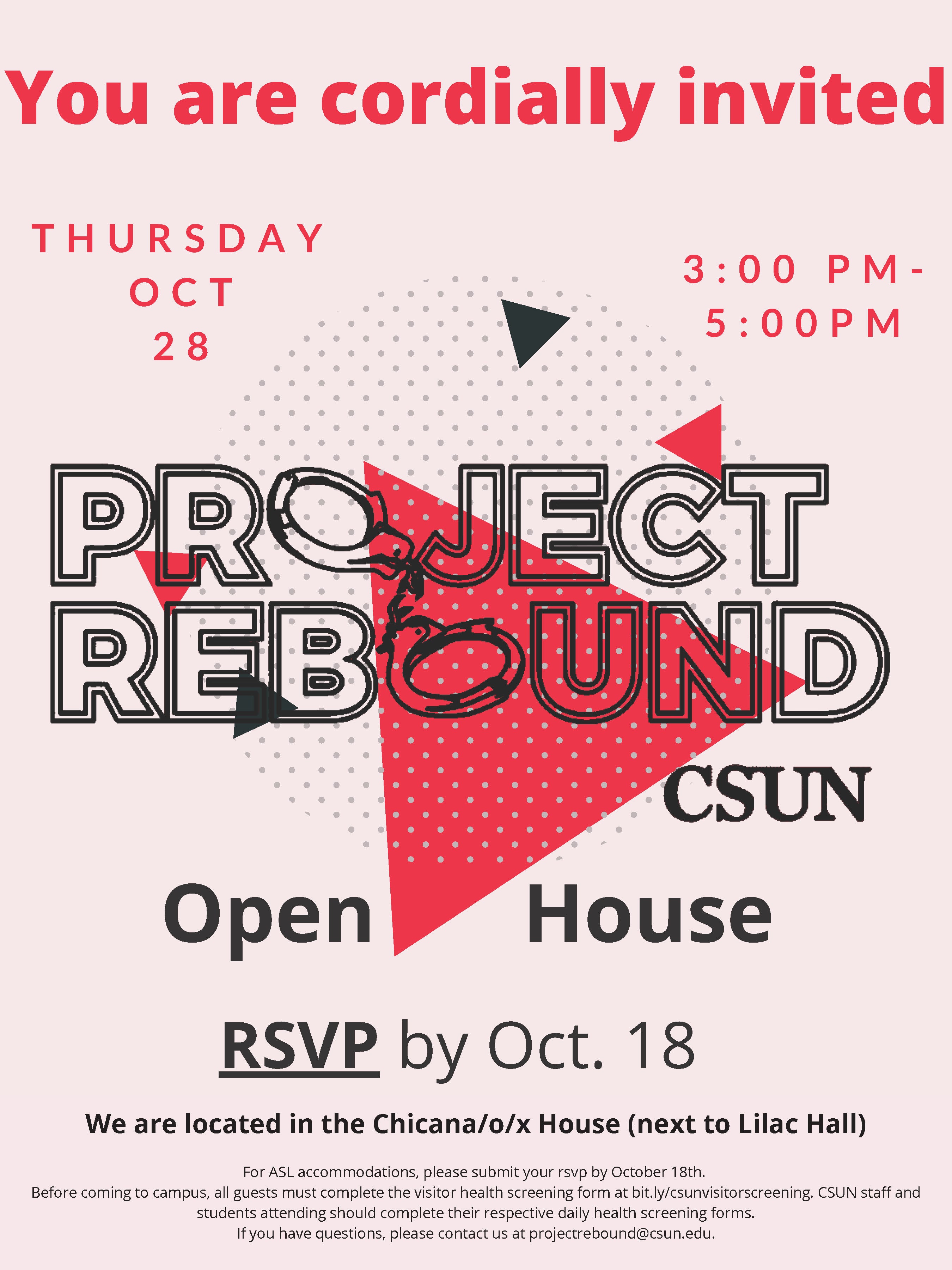 Project Rebound Open House