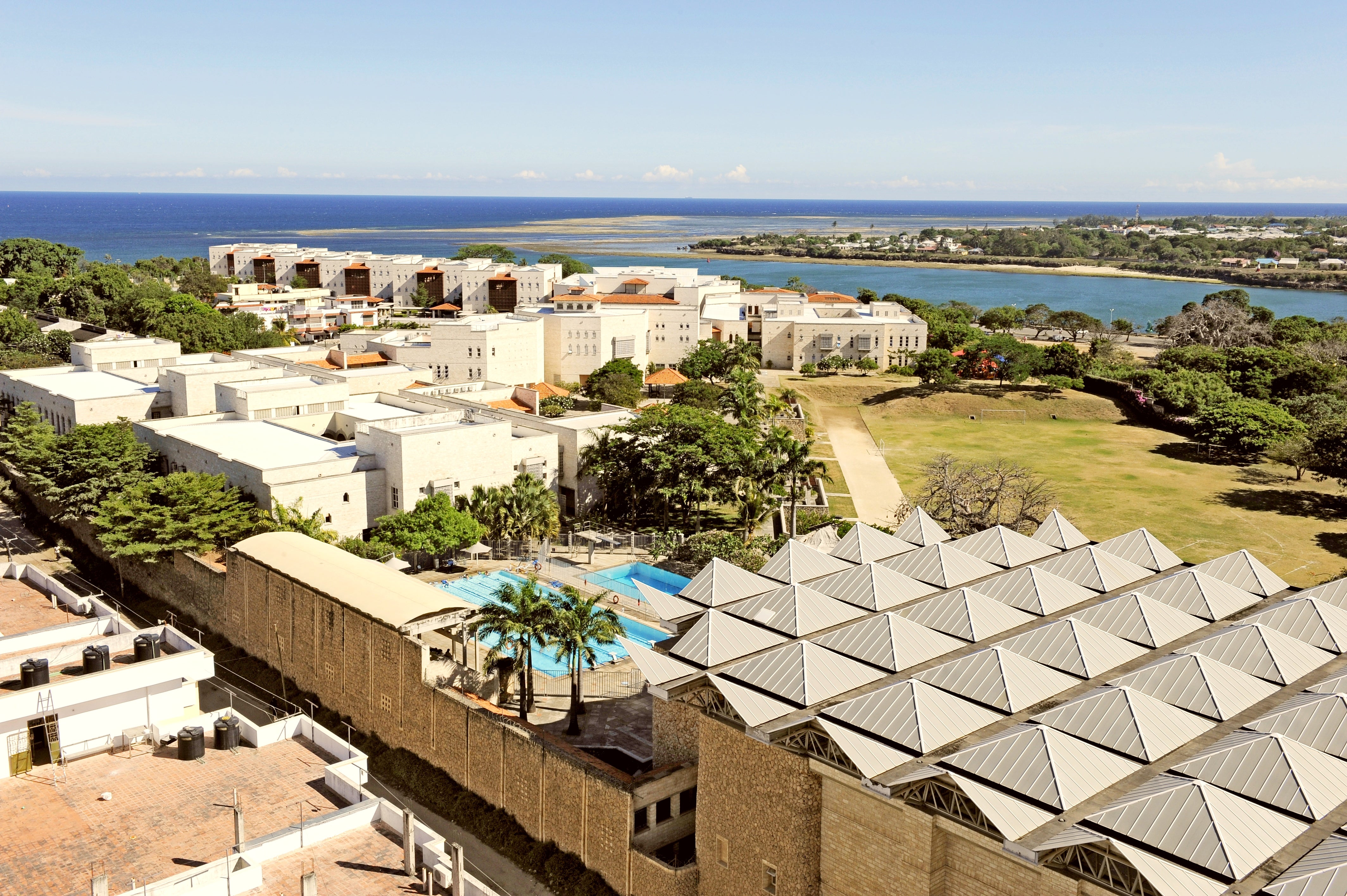 Aga Kahn Academy Mombasa overhead view