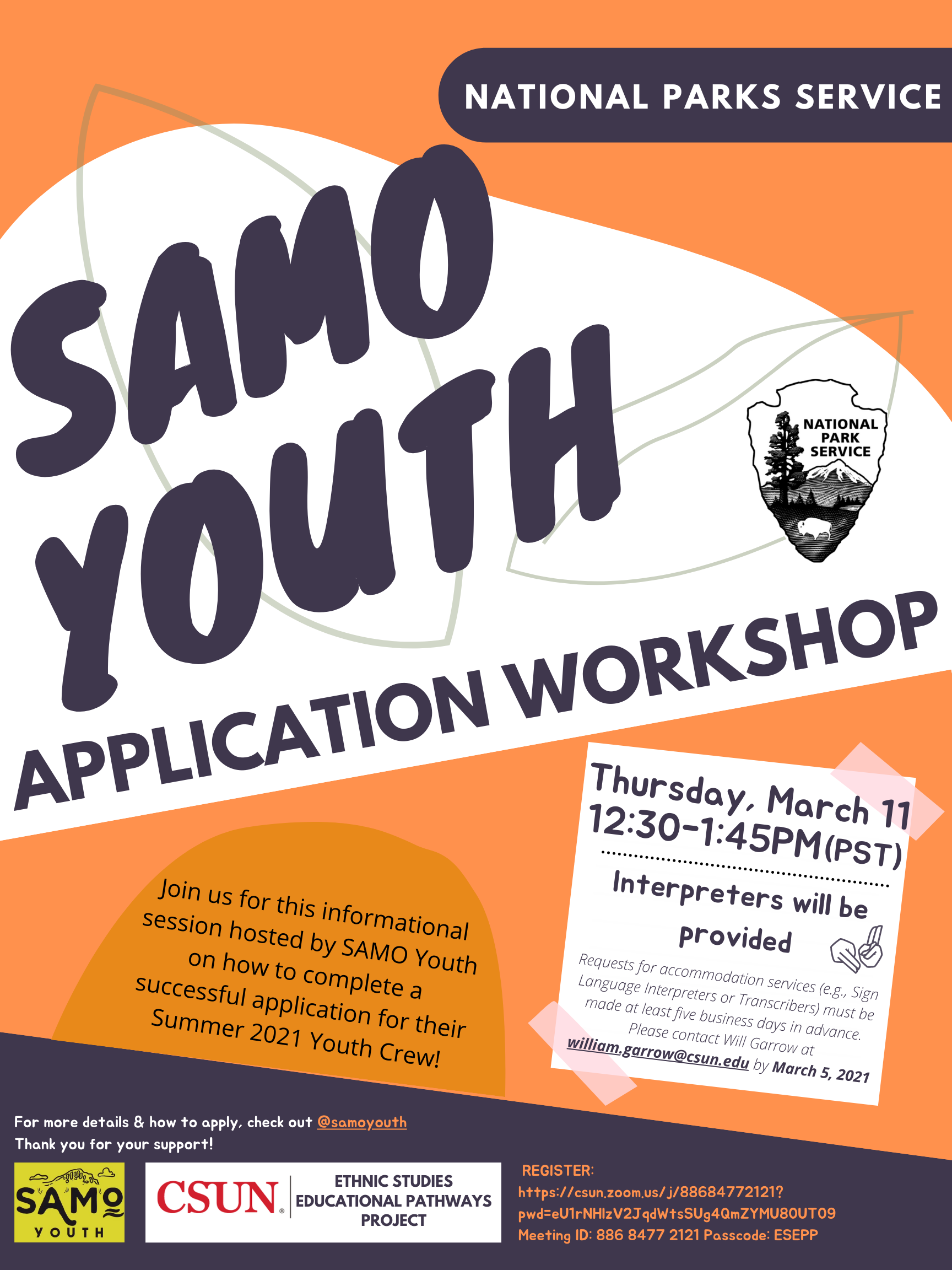 SAMO Workshop Flyer