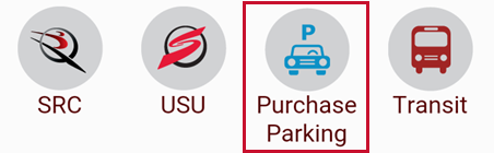 Purchase Parking mobile app icon. 