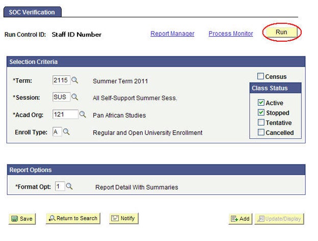 SOC report selection criteria.