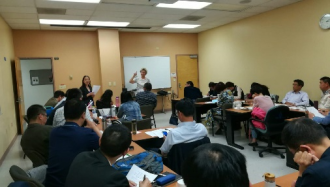 ELPS faculty present education workshops to delegation members