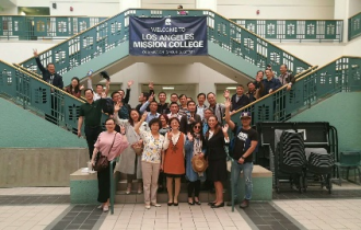 Delegation visits to Vaughn Next Century Learning Center and Mission College