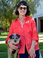 Allison Freeman and service dog, Hank