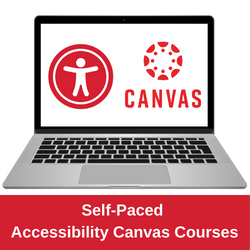 Self-paced Accessibility Canvas Courses