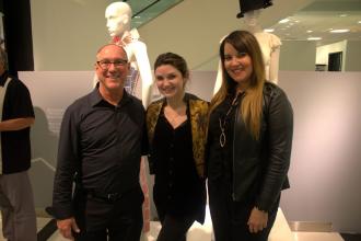 caitlin pynes with Bloomingdales' Dan Brown and Trisha Farah