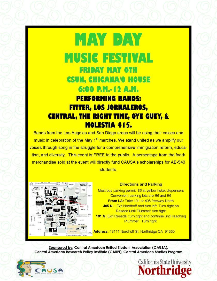 May Day Music Festival California State University, Northridge