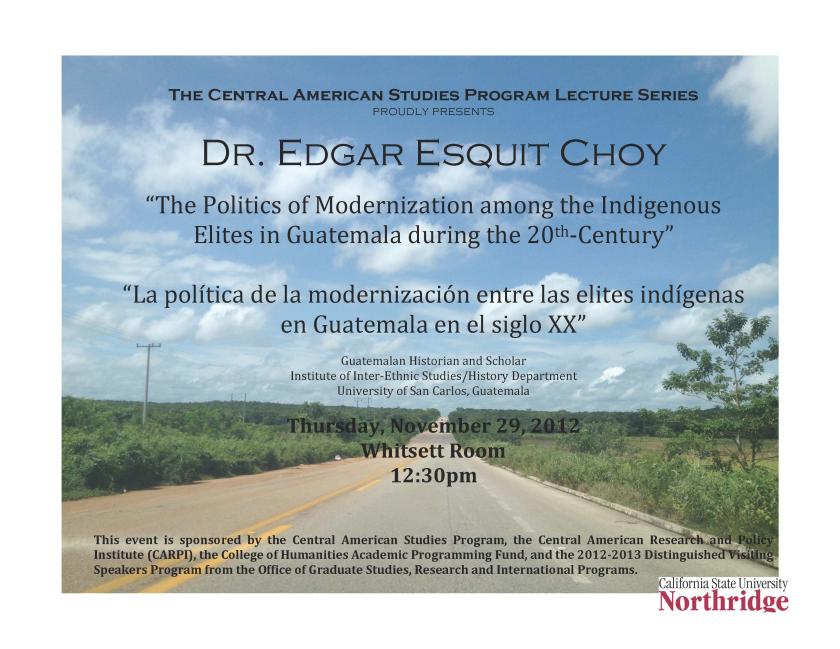 Edgar Esquit Choy event