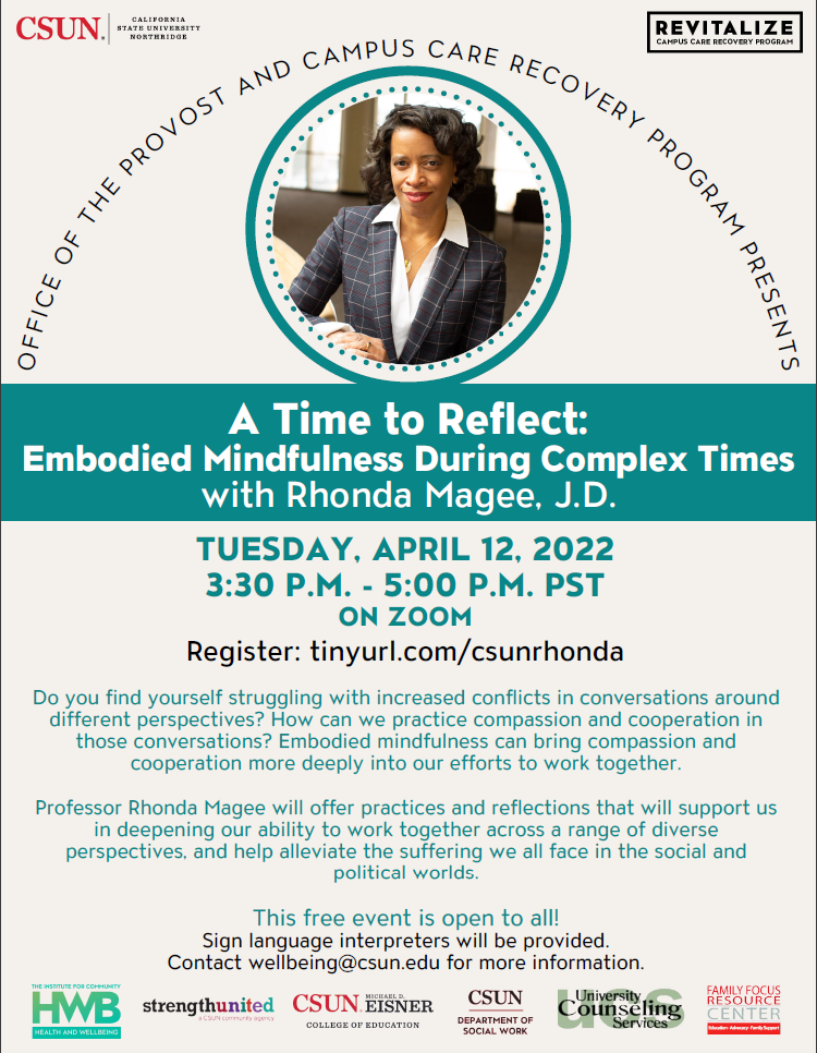 Time to reflect flyer