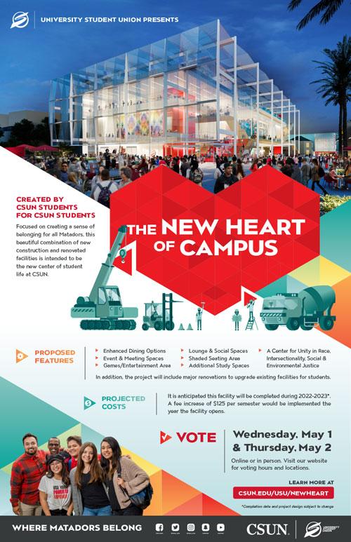 Usu 2023 Calendar Vote In The Usu Student Referendum: The New Heart Of Campus | California  State University, Northridge