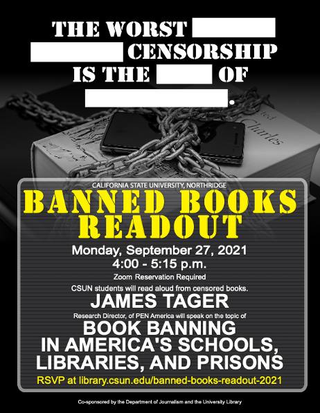 Csuns Journalism Department Launches Its 9th Annual Banned Books Event California State 