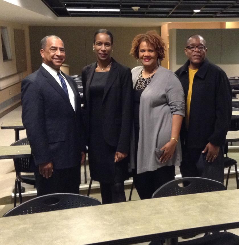 Panelists at NABJ&#039;s Nelson Mandela event.